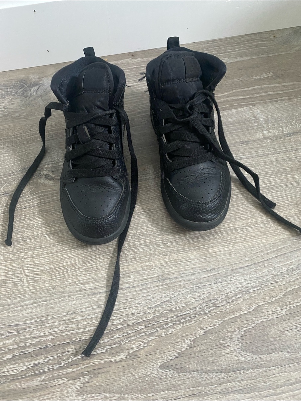 Jordan Kids Black High-Top Sneakers